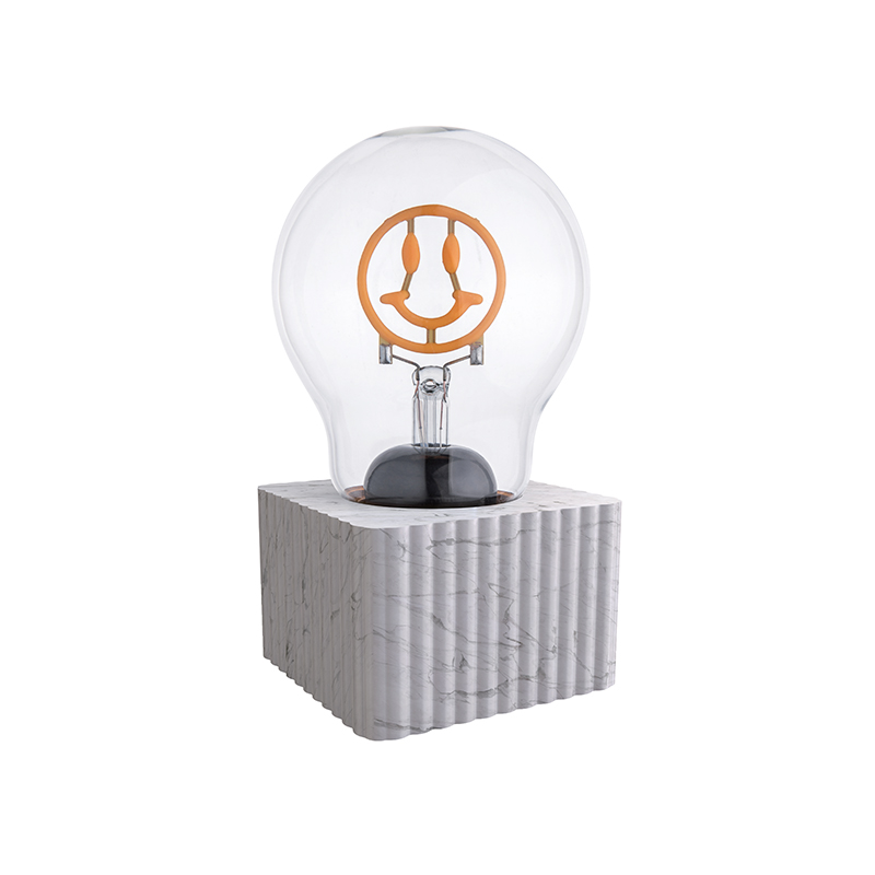 Dekorere bordlampebase (glass integrert kalk) Dekorere bordlampebase (glass integrert kalk)