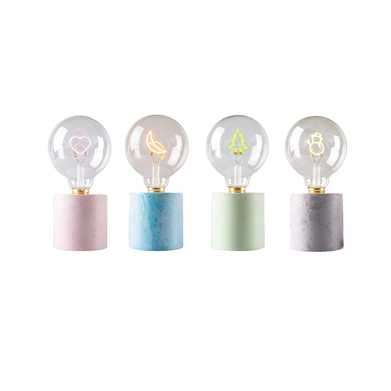 Dekorativ bordlampebase (kalk) Dekorativ bordlampebase (kalk)